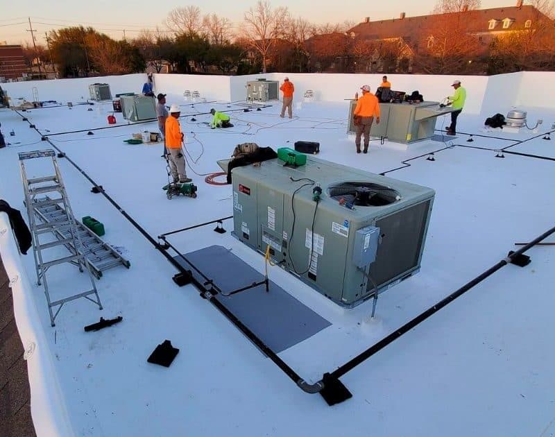 commercial TPO roofing dallas fort worth texas