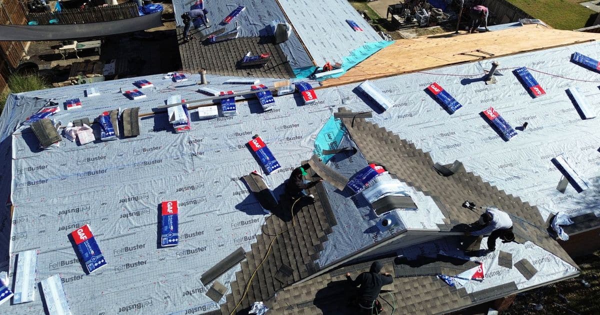 shingle roof replacement fort worth texas