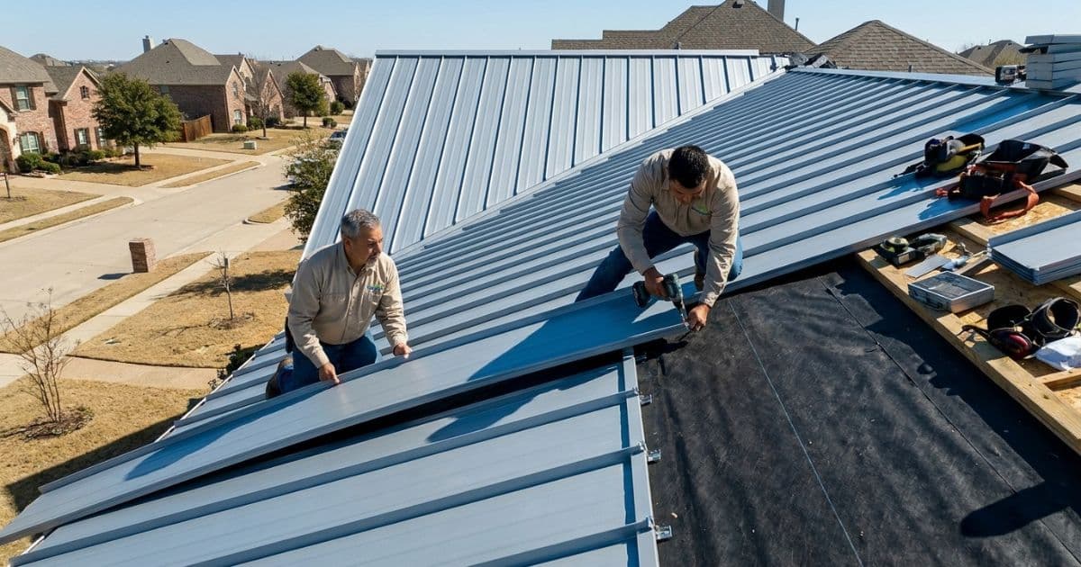 metal roofing installation fort worth texas
